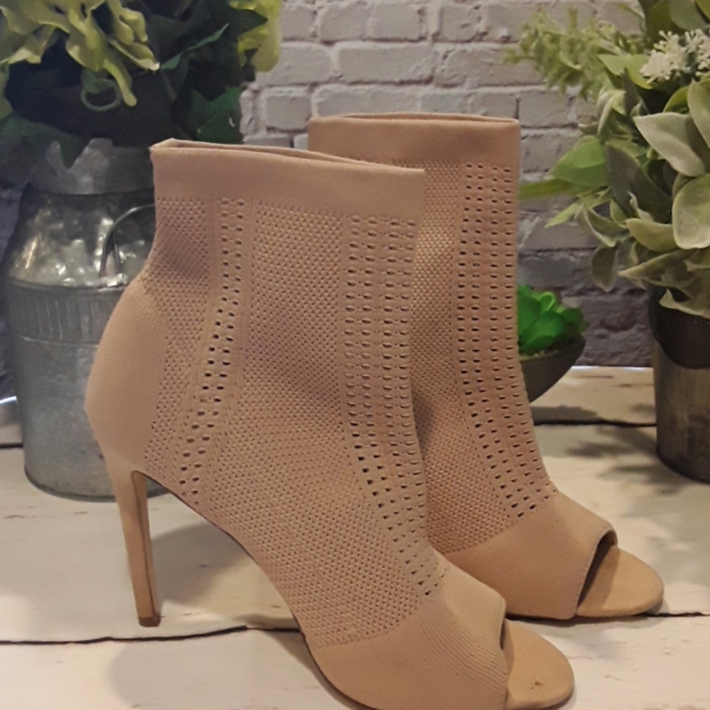 Nude booties